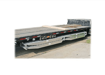 Bolt On Ramp Hanger Bracket Set for Storing Two 5 in Semi Trailer Loading Ramps