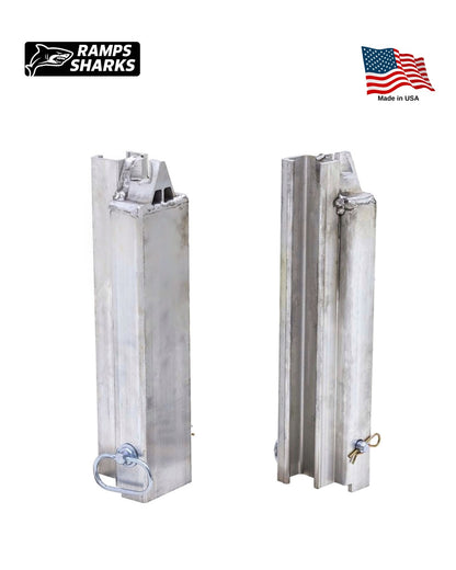 One Pair Ramp to Load Leveler Converter Stakes for Step Deck Trailer