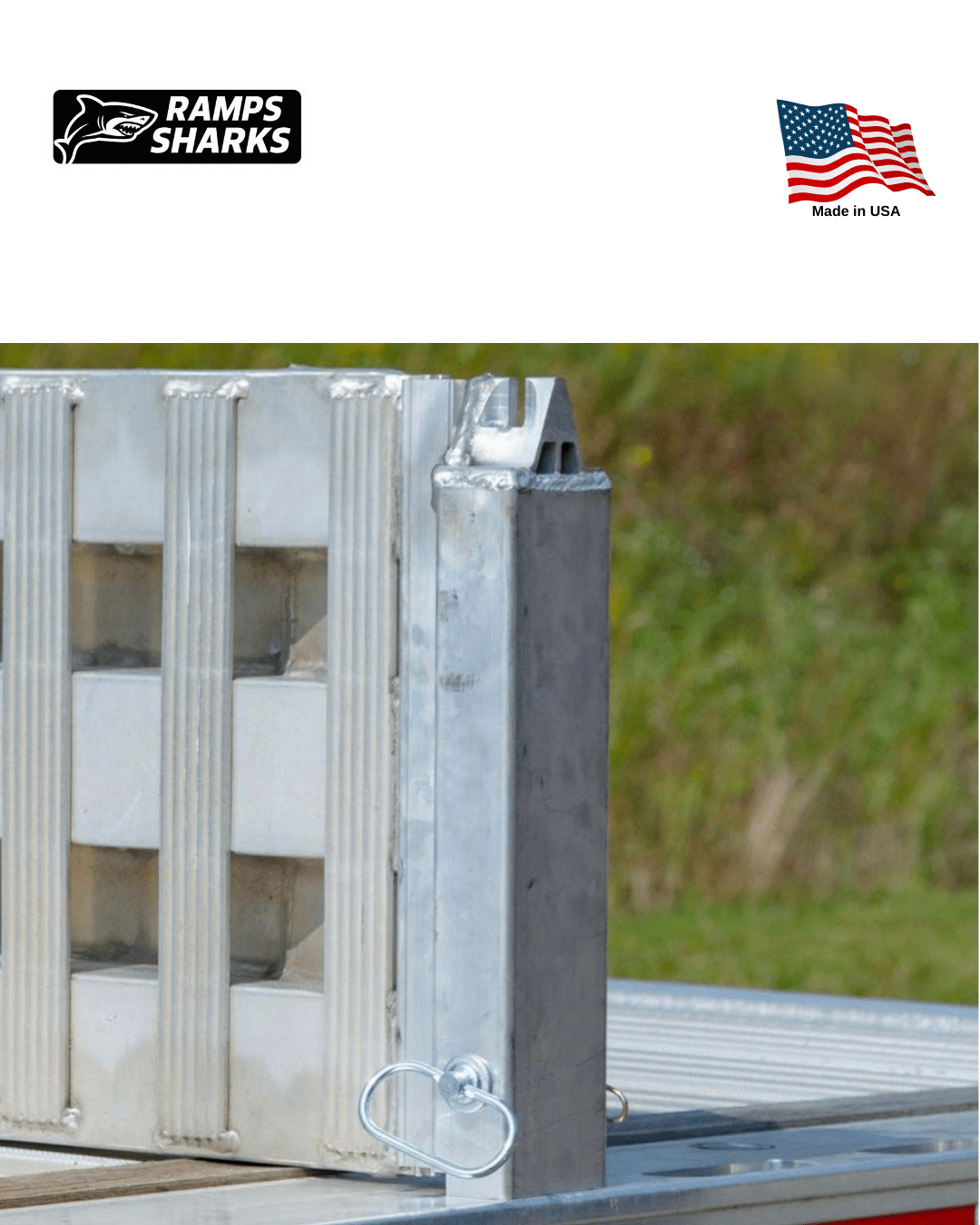 One Pair Ramp to Load Leveler Converter Stakes for Step Deck Trailer