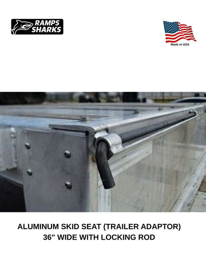 Aluminum Trailer Loading Ramp Set 8 ft x 18 in Single Pair